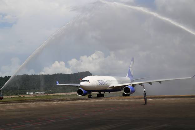 A jet plane on a runwayAI-generated content may be incorrect.