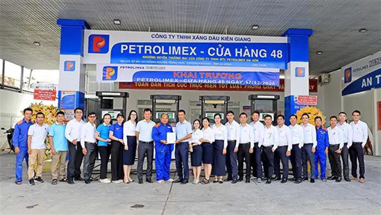 Petrolimex Kiên Giang khai trương 03 Cửa hàng Xăng dầu mới tại phường Rạch Giá, tỉnh An Giang