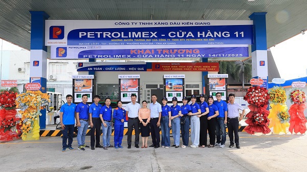 Petrolimex Kiên Giang khai trương Cửa hàng xăng dầu mới, Petrolimex - Cửa hàng 11
