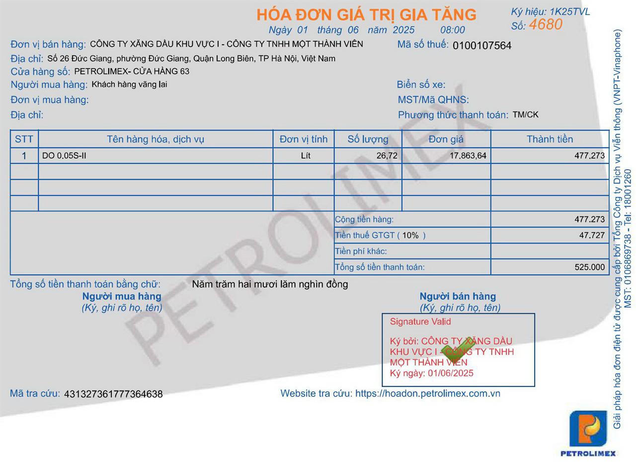 Petrolimex tiên phong triển khai hóa đơn điện tử theo Nghị định 70 của Chính phủ