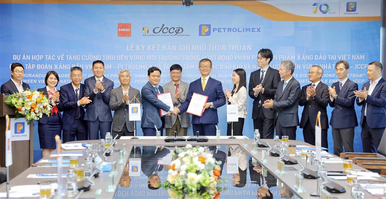 Petrolimex và JCCP ký biên bản ghi nhớ thỏa thuận Hợp tác Kỹ thuật, giai đoạn 2025 – 2027