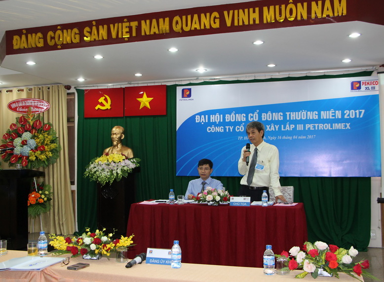 Ông Cung Quang Hà – Chủ tịch HĐQT điều hành đại hội