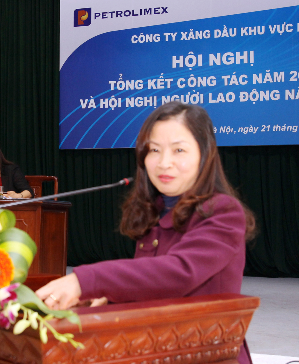Phó Chủ tịch Công đoàn Công ty Nguyễn Thị Thành Trang