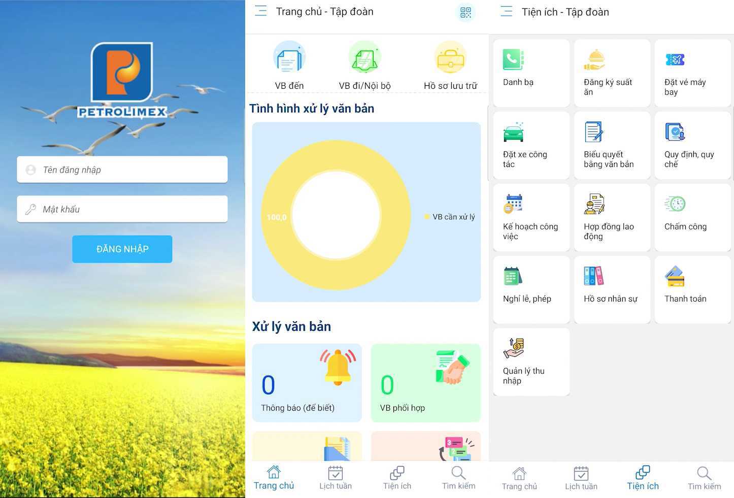 Petrolimex officially operates DOffice - the digital office solution