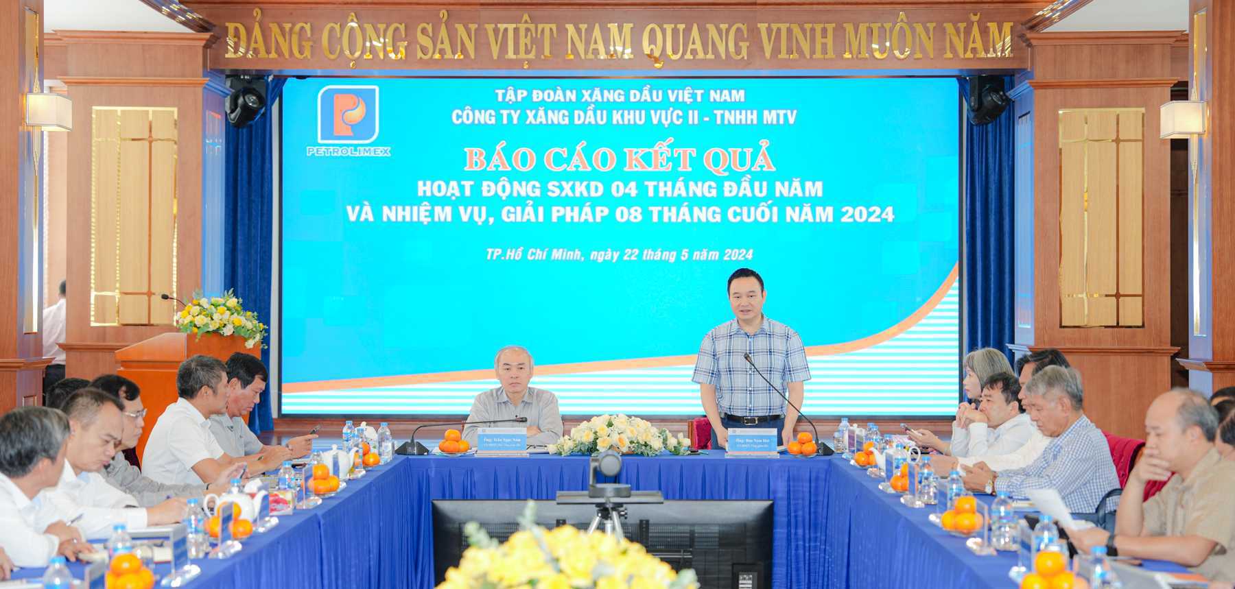 Petrolimex leaders direct and orient tasks for Petrolimex Saigon in the last 8 months of 2024