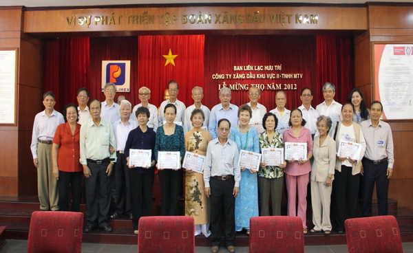 Meeting with retired elders to welcome Spring in 2013