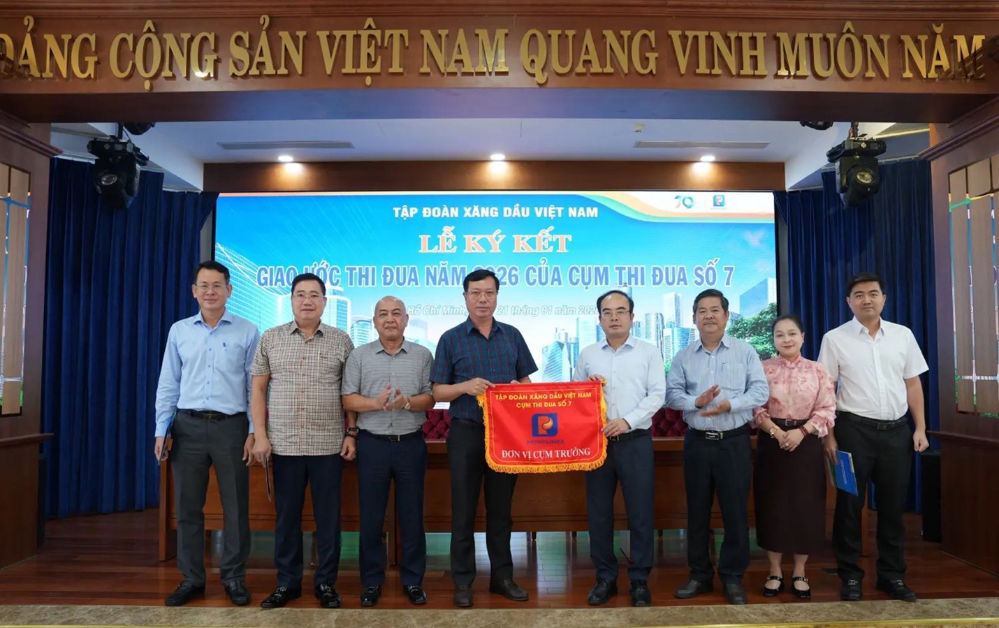 Petrolimex Sai Gon Continues to Hold the Position of Head of Emulation Cluster No. 7