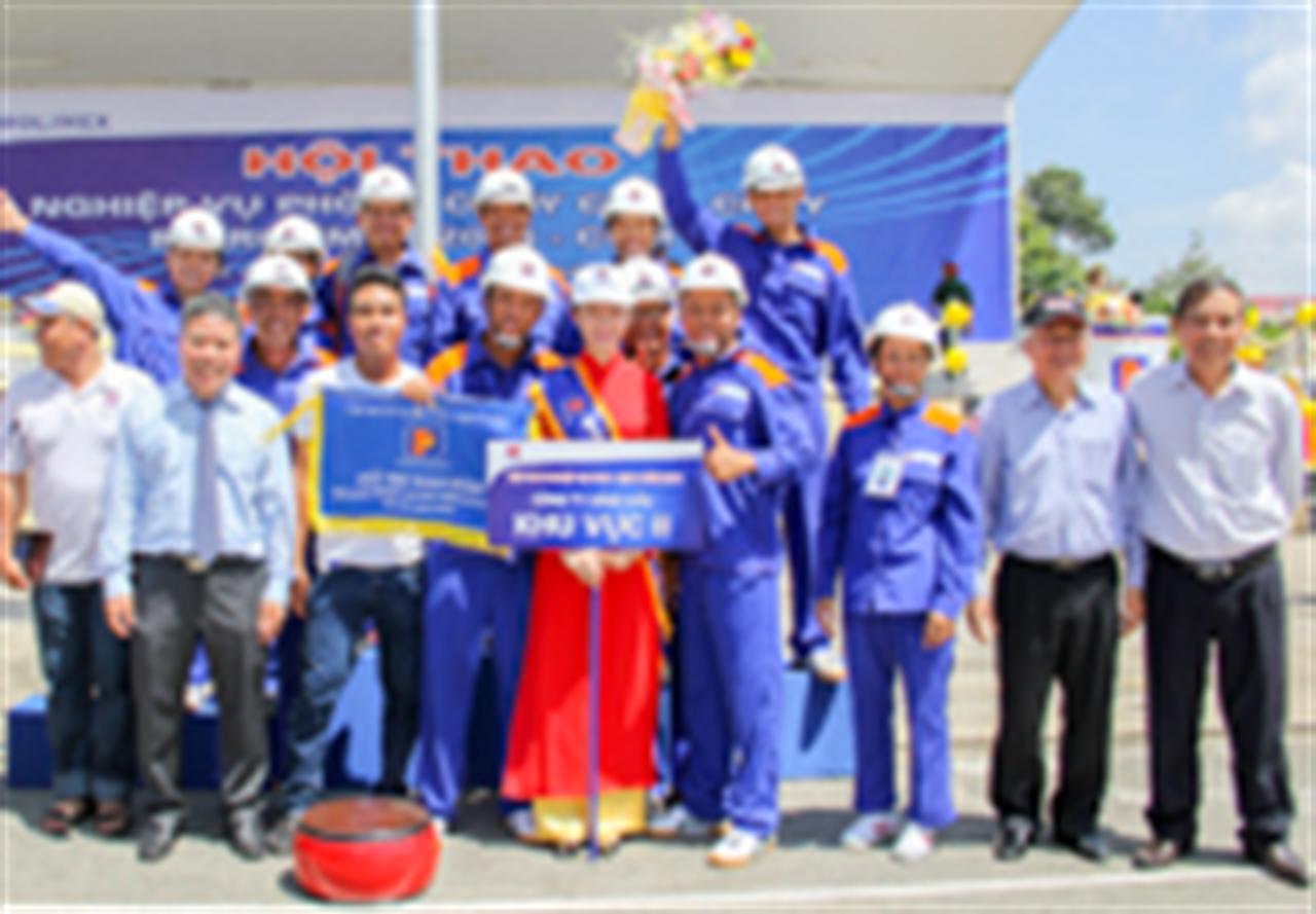 Petrolimex Sài Gòn đạt giải Nhì Hội thao nghiệp vụ PCCC Petrolimex 2015 - Khu vực phía Nam
