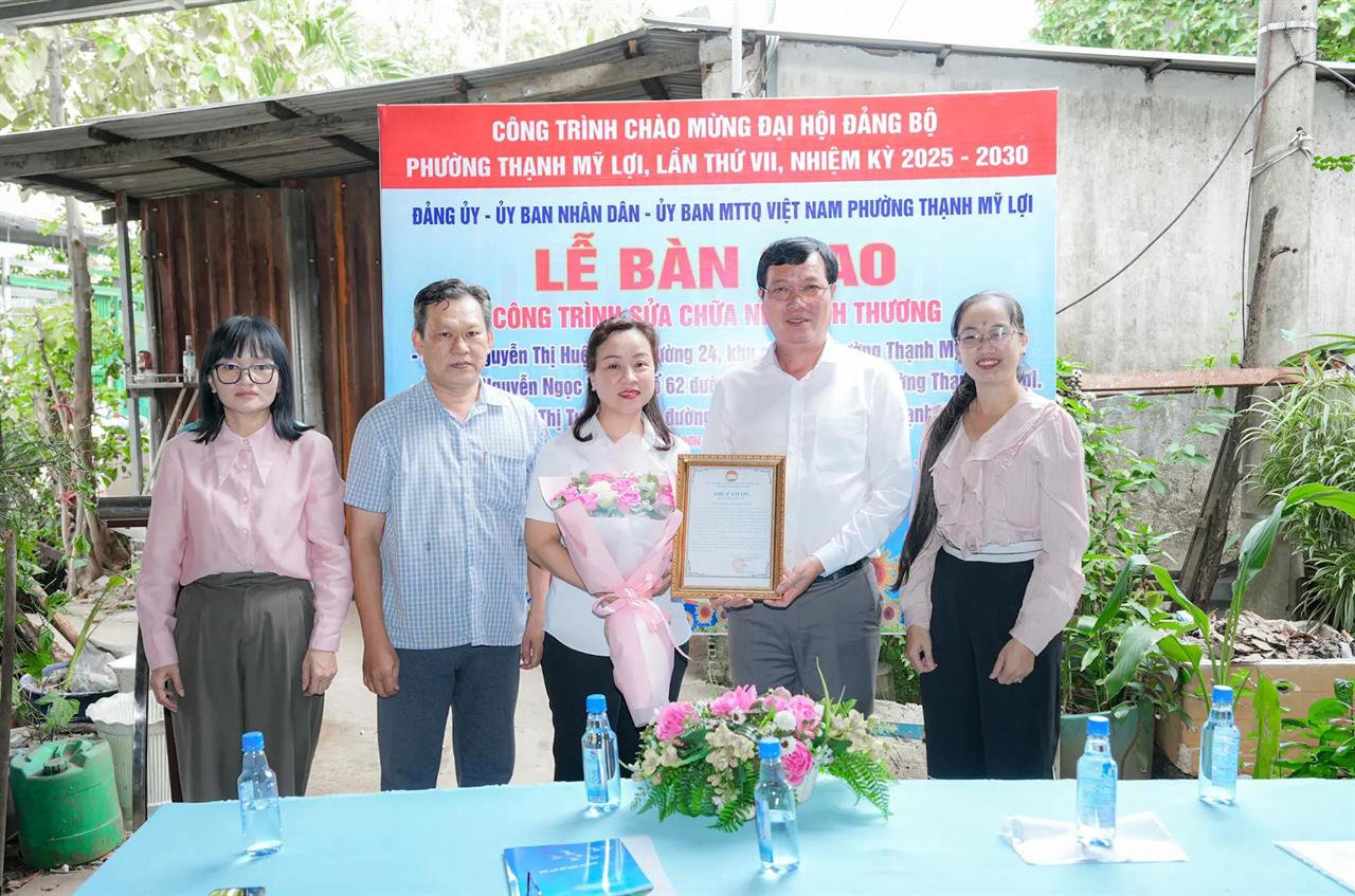 Petrolimex Sài Gòn bàn giao 3 công trình sửa chữa nhà tình thương tại thành phố Thủ Đức