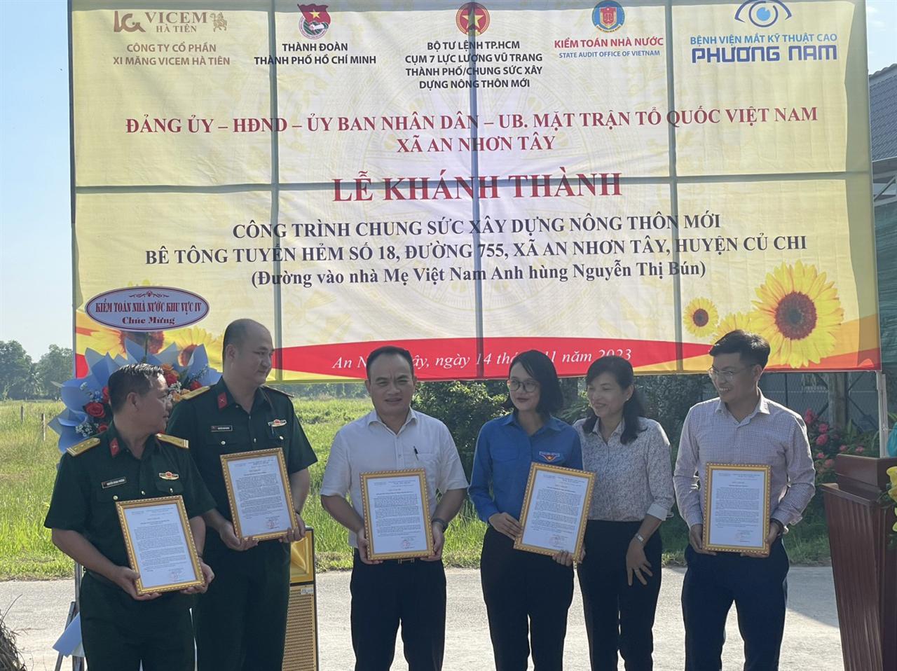 Chung sức xây dựng nông thôn mới tại huyện Củ Chi