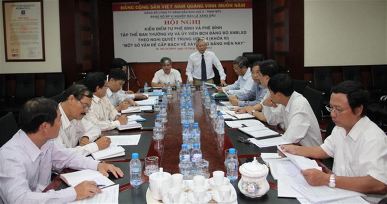Kiểm điểm tự phê bình và phê bình theo tinh thần NQTW 4 (Khóa XI)
