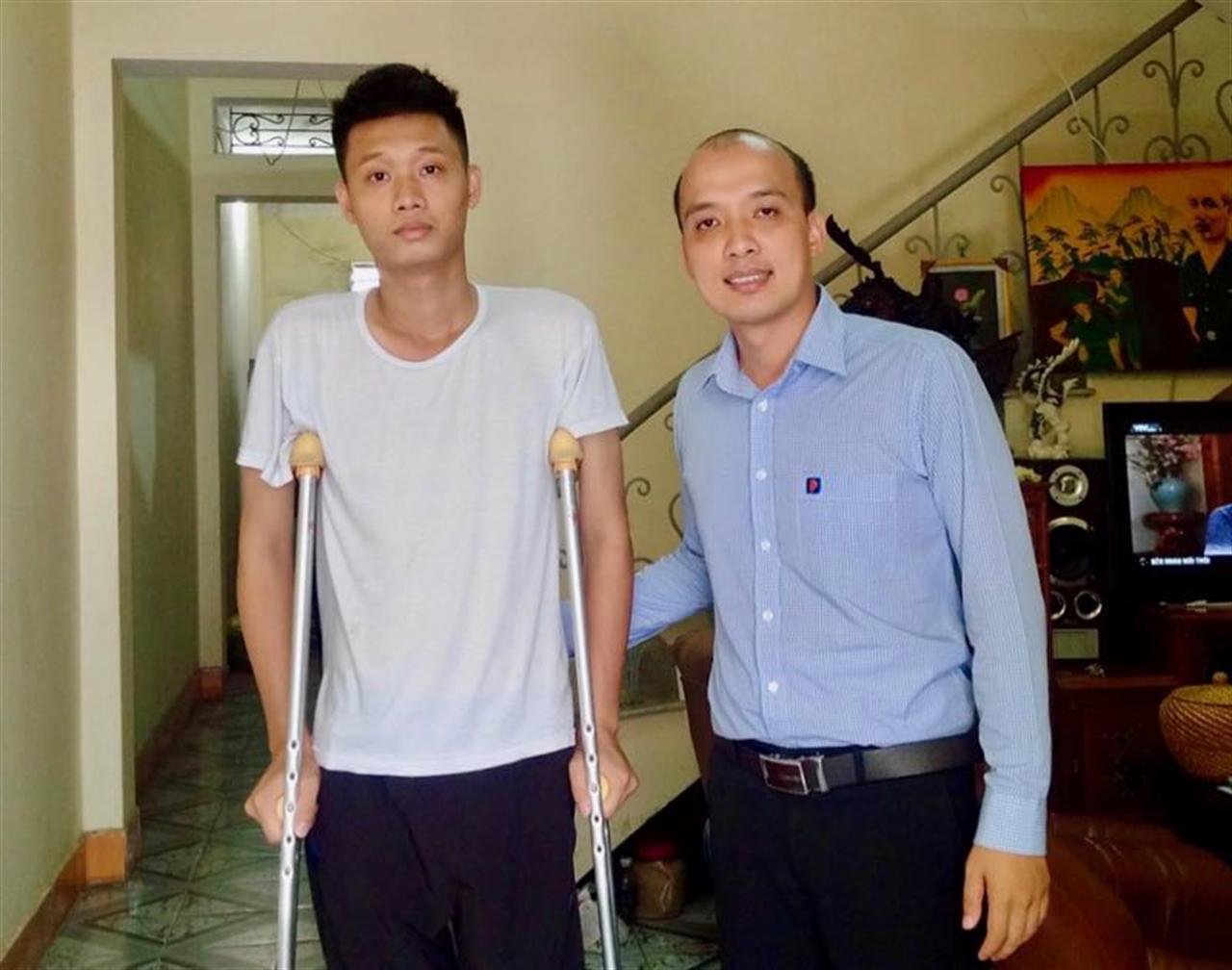 Hơn 100 triệu đồng đã đến với anh Nguyễn Hồng Sơn