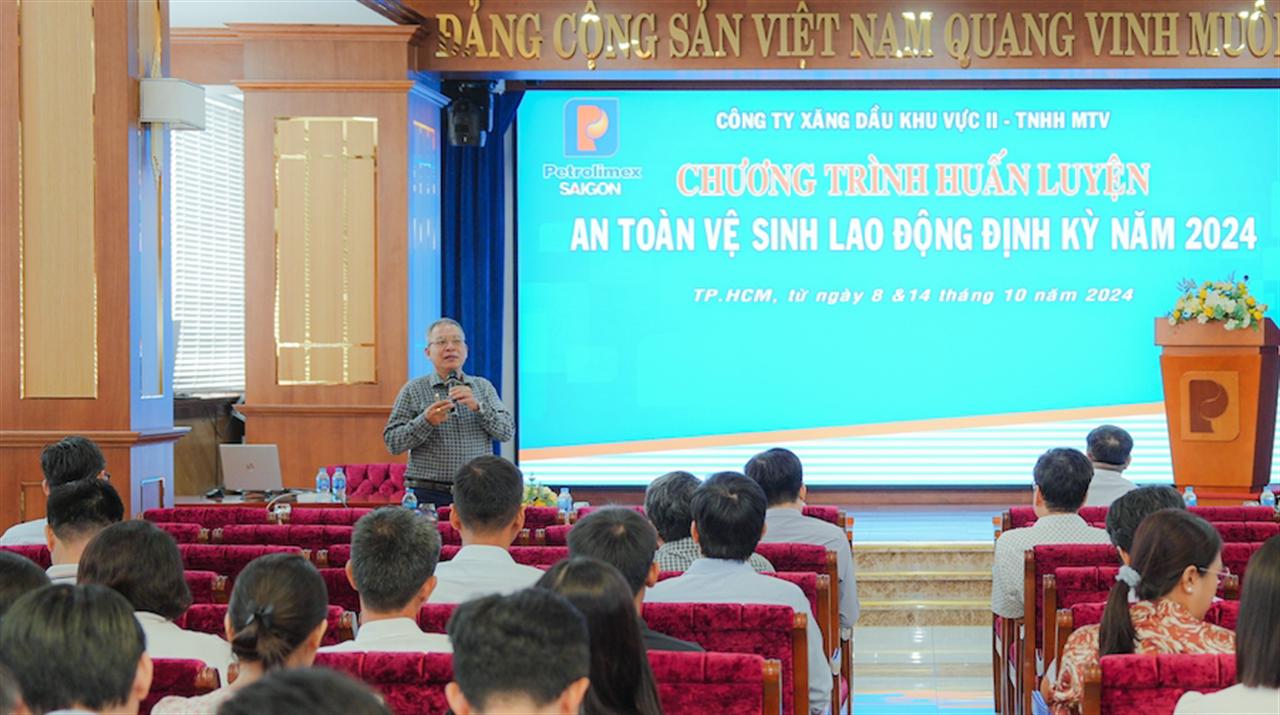 Petrolimex Sài Gòn huấn luyện an toàn vệ sinh lao động định kỳ năm 2024