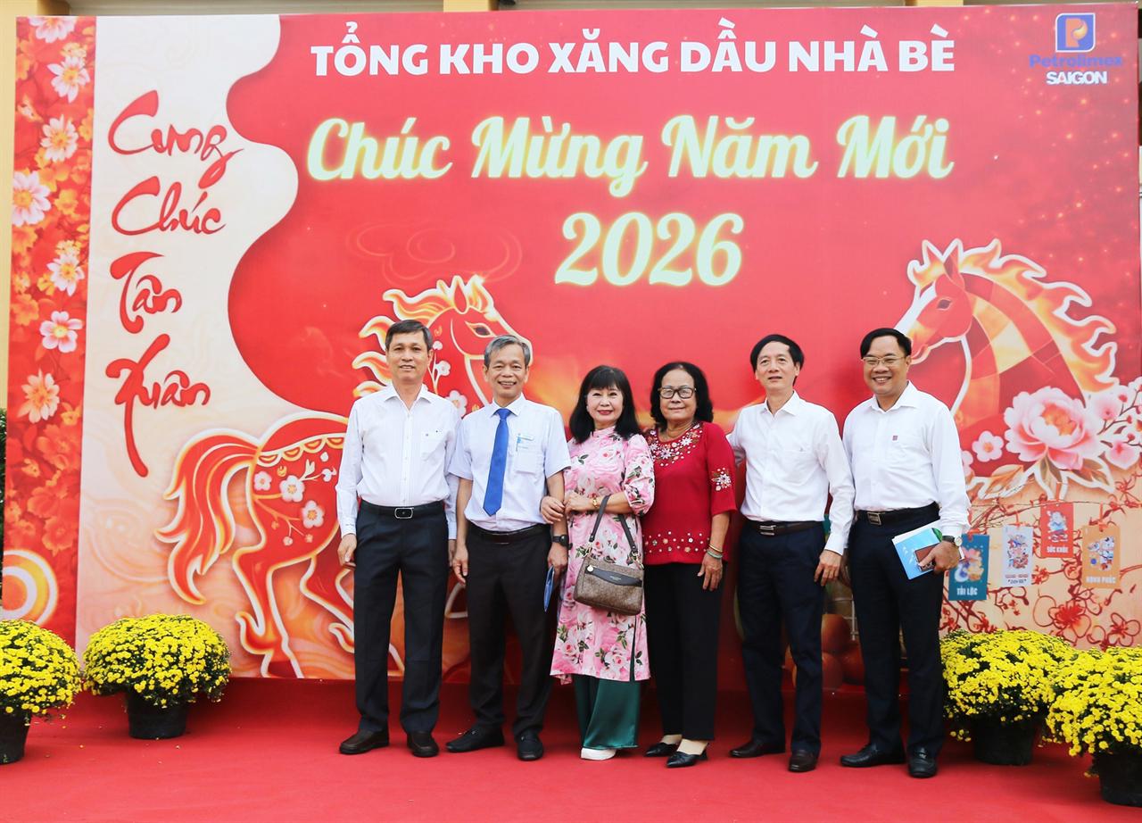 Tổng kho Xăng dầu Nhà Bè gặp mặt cán bộ hưu trí mừng Xuân Bính Ngọ 2026 - Gắn kết truyền thống, tiếp nối niềm tin