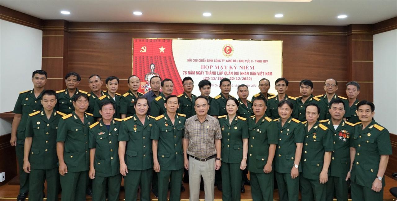 Họp mặt nhân dịp kỉ niệm 78 năm Ngày thành lập Quân đội Nhân dân Việt Nam