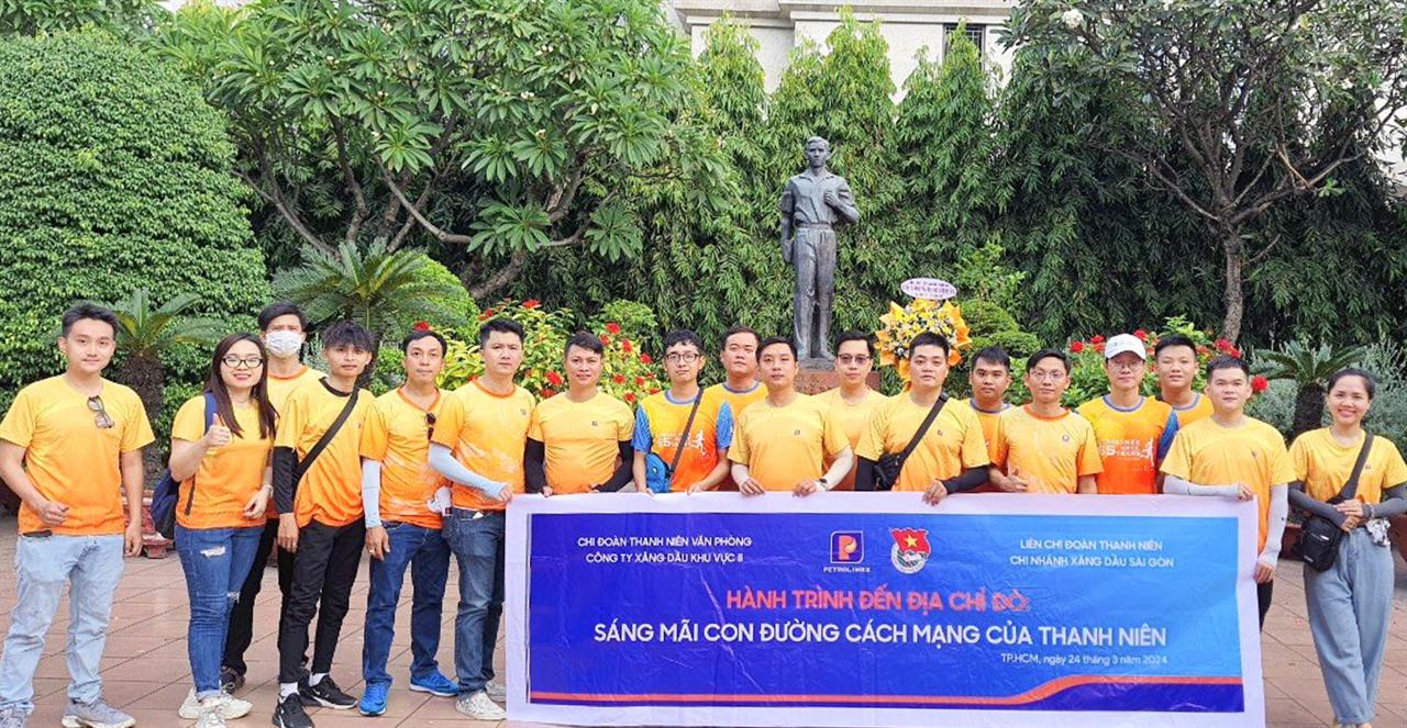 Đoàn viên thanh niên Petrolimex Sài Gòn về nguồn thăm các "địa chỉ đỏ"