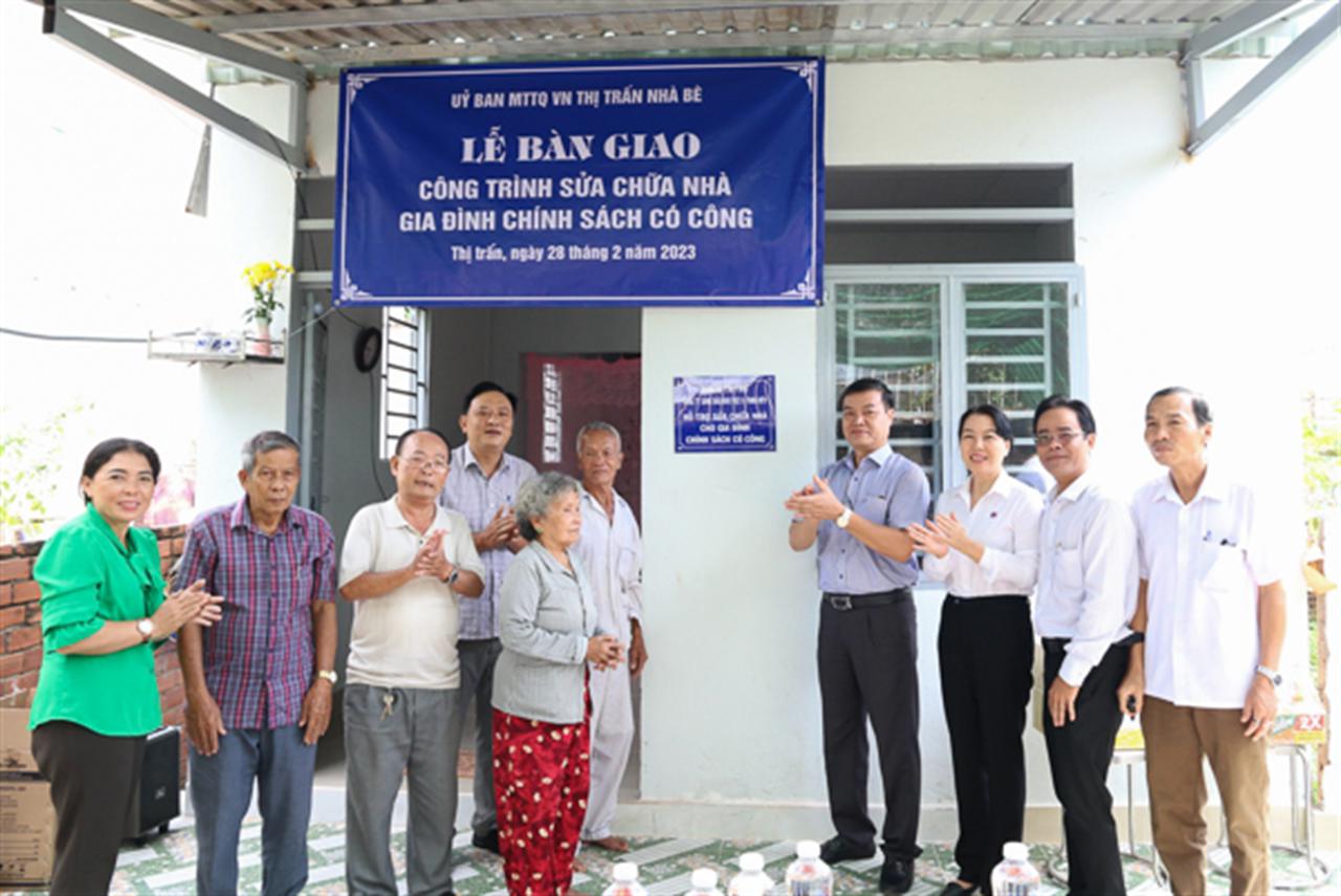 "Mái ấm nghĩa tình" trao niềm vui đến gia đình chính sách có công