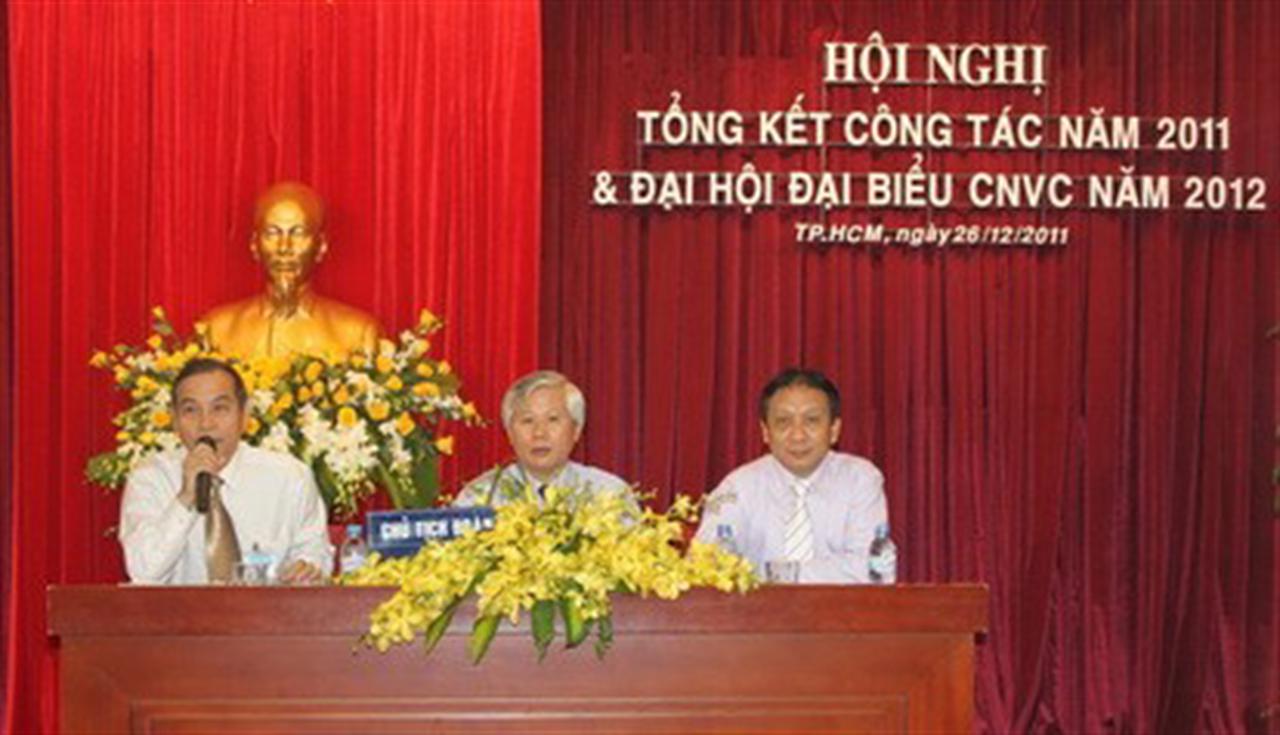 Công ty xăng dầu khu vực II – TNHH MTV tổ chức Hội nghị tổng kết công tác năm 2011 và Đại hội đại biểu CNVC năm 2012