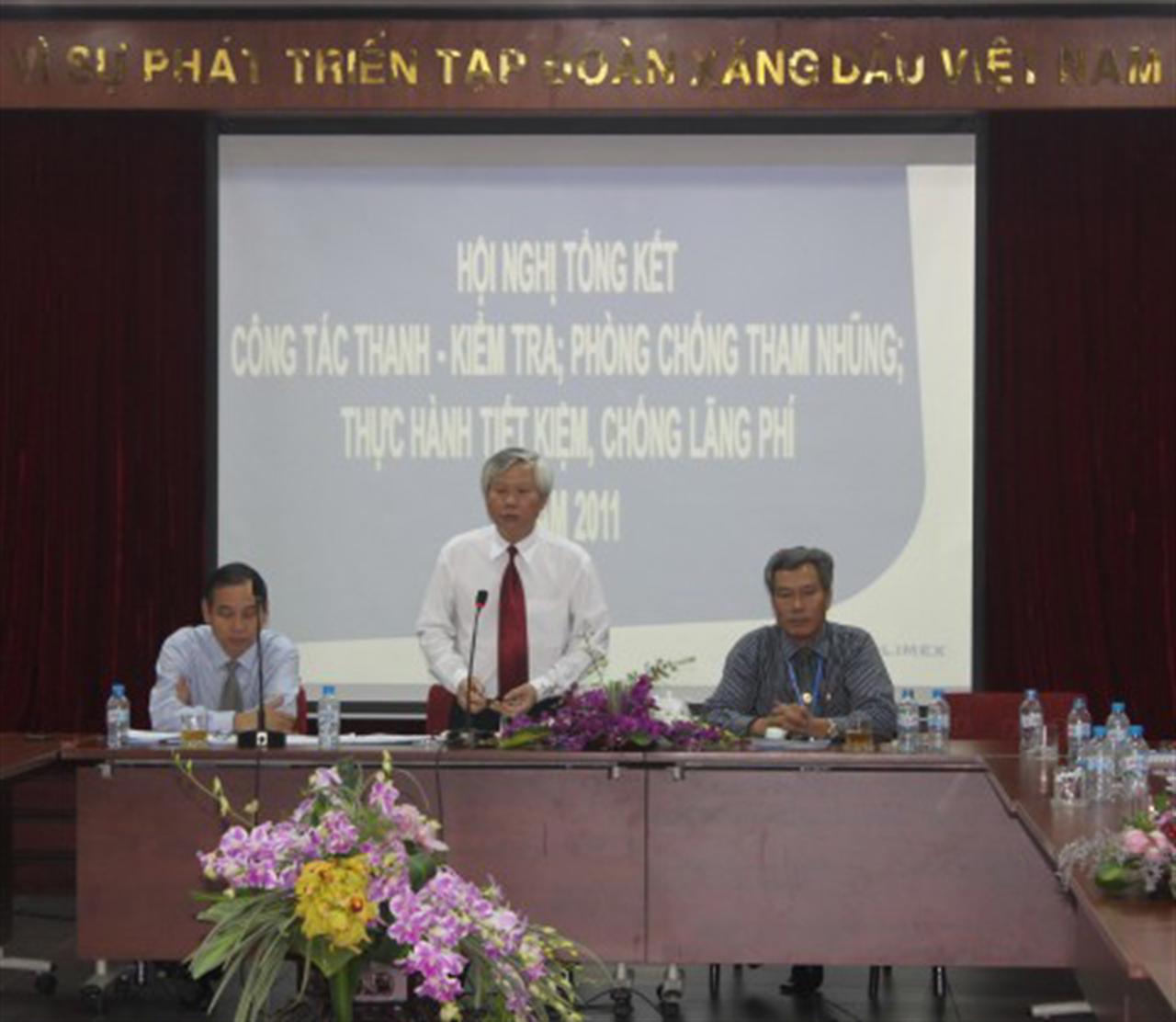Hội nghị tổng kết công tác Thanh, kiểm tra; Phòng chống tham nhũng; Thực hành tiết kiệm, chống lãng phí 2011 và phương hướng nhiệm vụ 2012