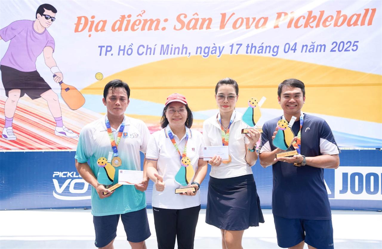Sôi động và kịch tính tại giải Pickleball Petrolimex Sài Gòn Xuân Hè 2025