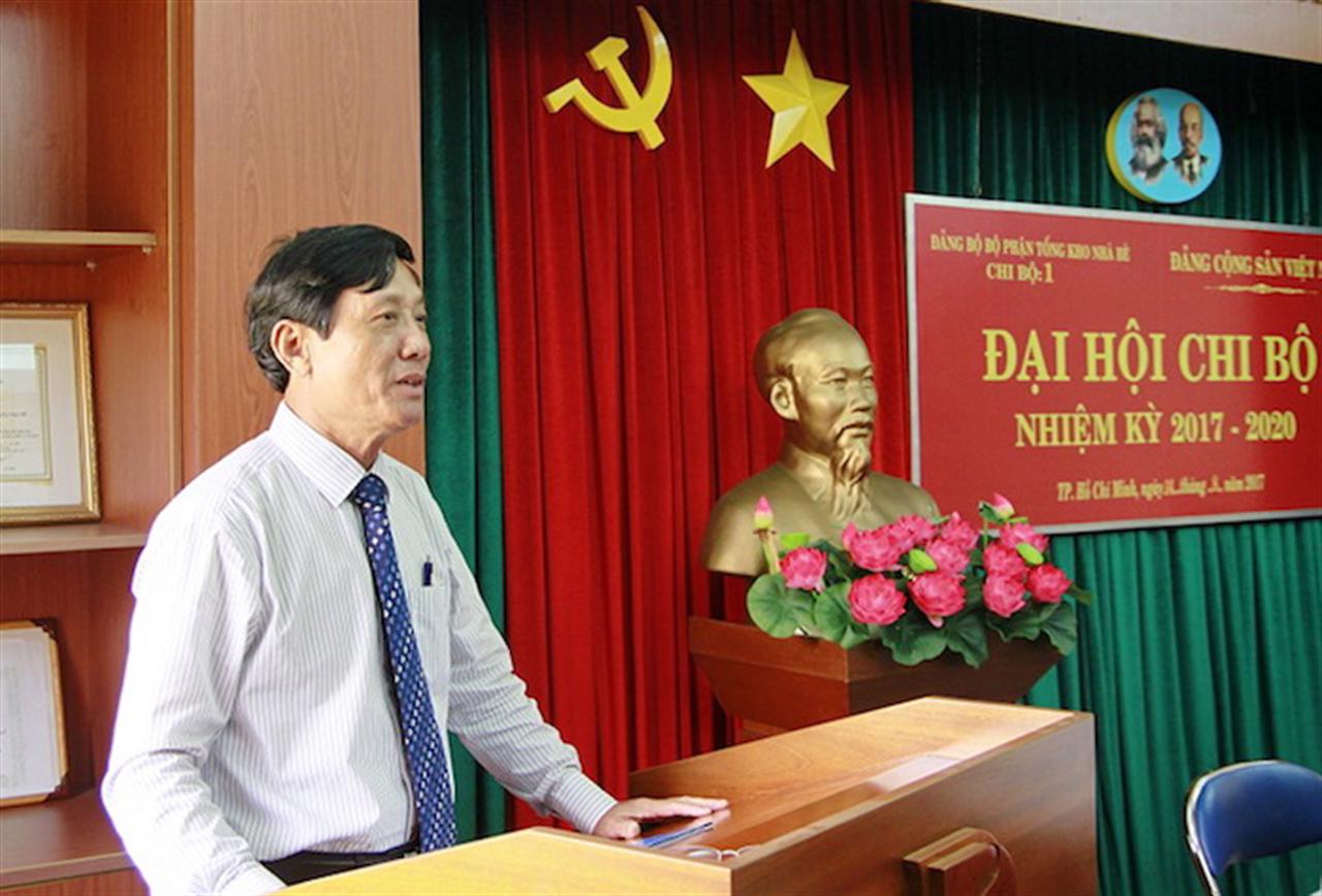 Tổng kho Nhà Bè tổ chức thành công Đại hội Chi bộ nhiệm kỳ 2017 - 2020