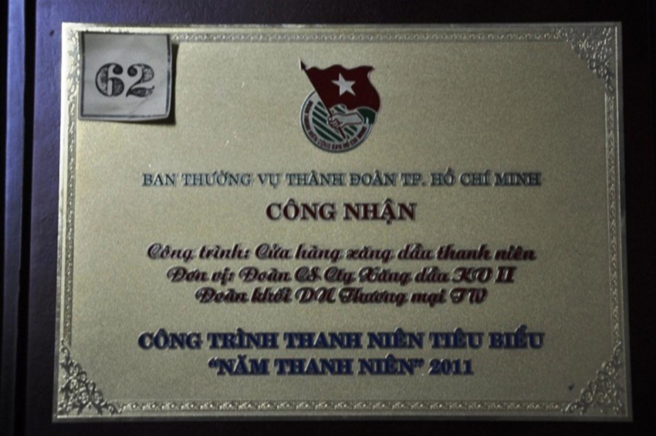 CHXD 23 - XNBL được công nhận Công trình Thanh niên tiêu biểu 2011