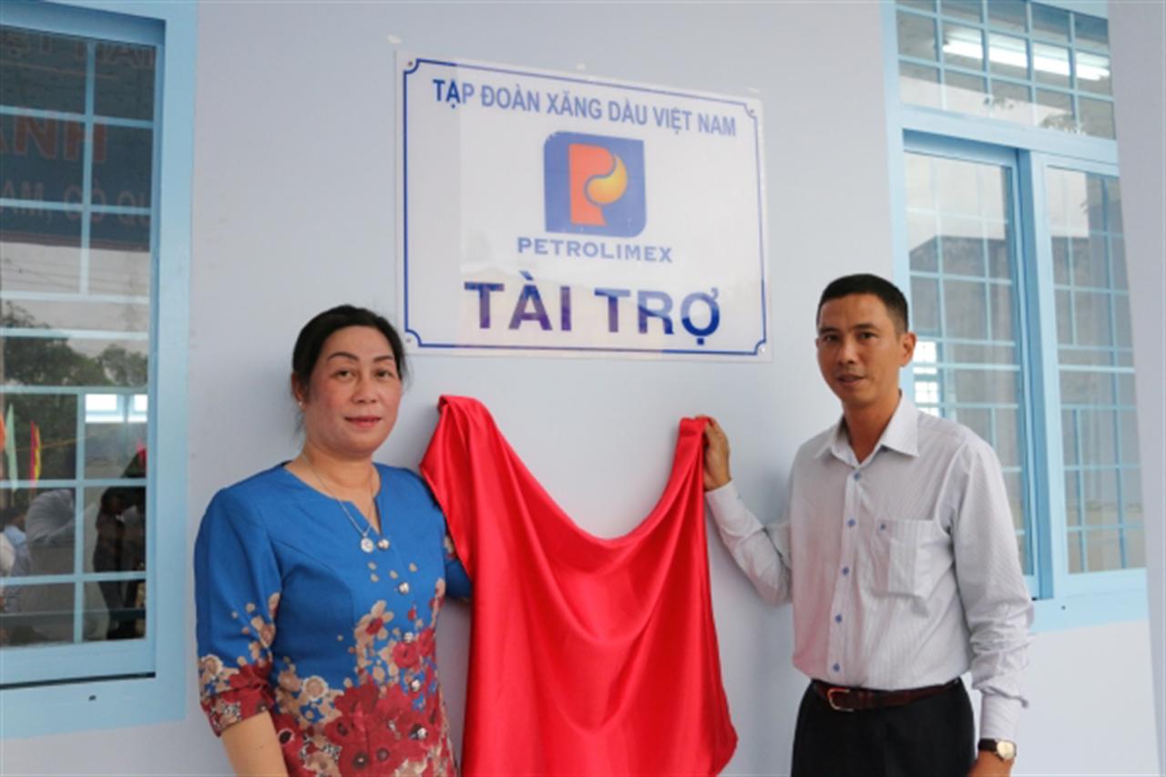 Khánh thành 2 phòng học mầm non tại huyện Gò Quao, tỉnh Kiên Giang