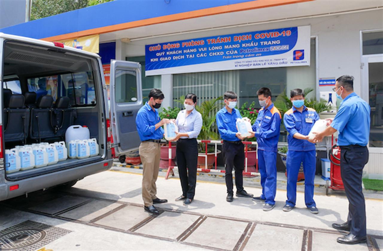 Tuổi trẻ Petrolimex Sài Gòn chung tay phòng, chống dịch COVID-19