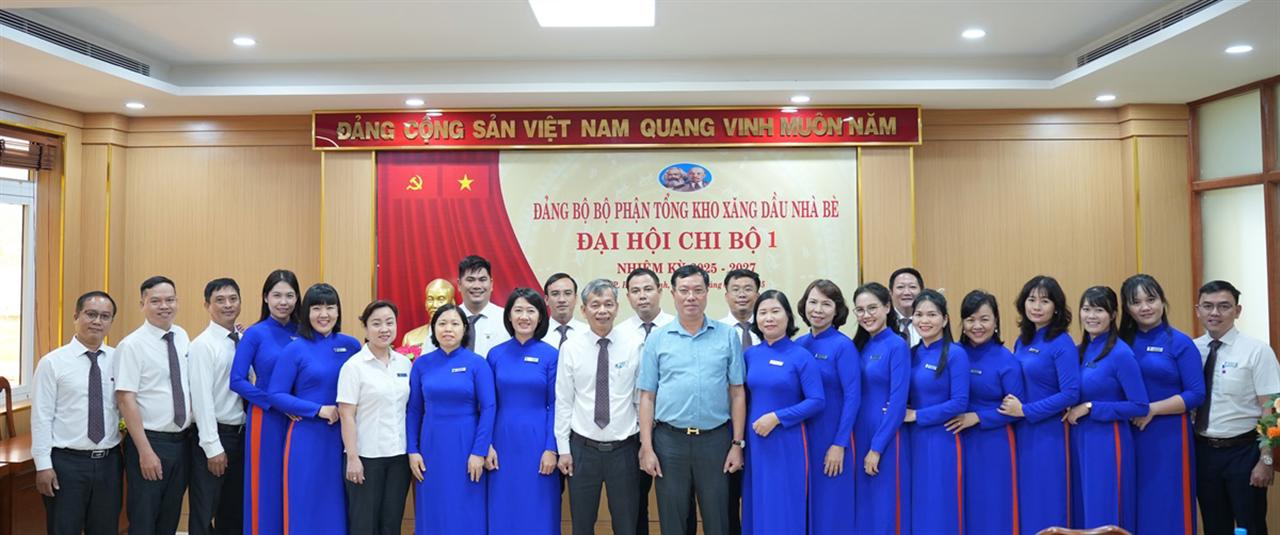 Các Chi bộ trực thuộc Đảng Bộ Bộ Phận Tổng Kho Xăng Dầu Nhà Bè tổ chức thành công Đại hội Nhiệm kỳ 2025-2027