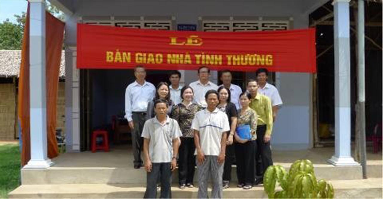 Công ty XDKVII tặng nhà tình nghĩa