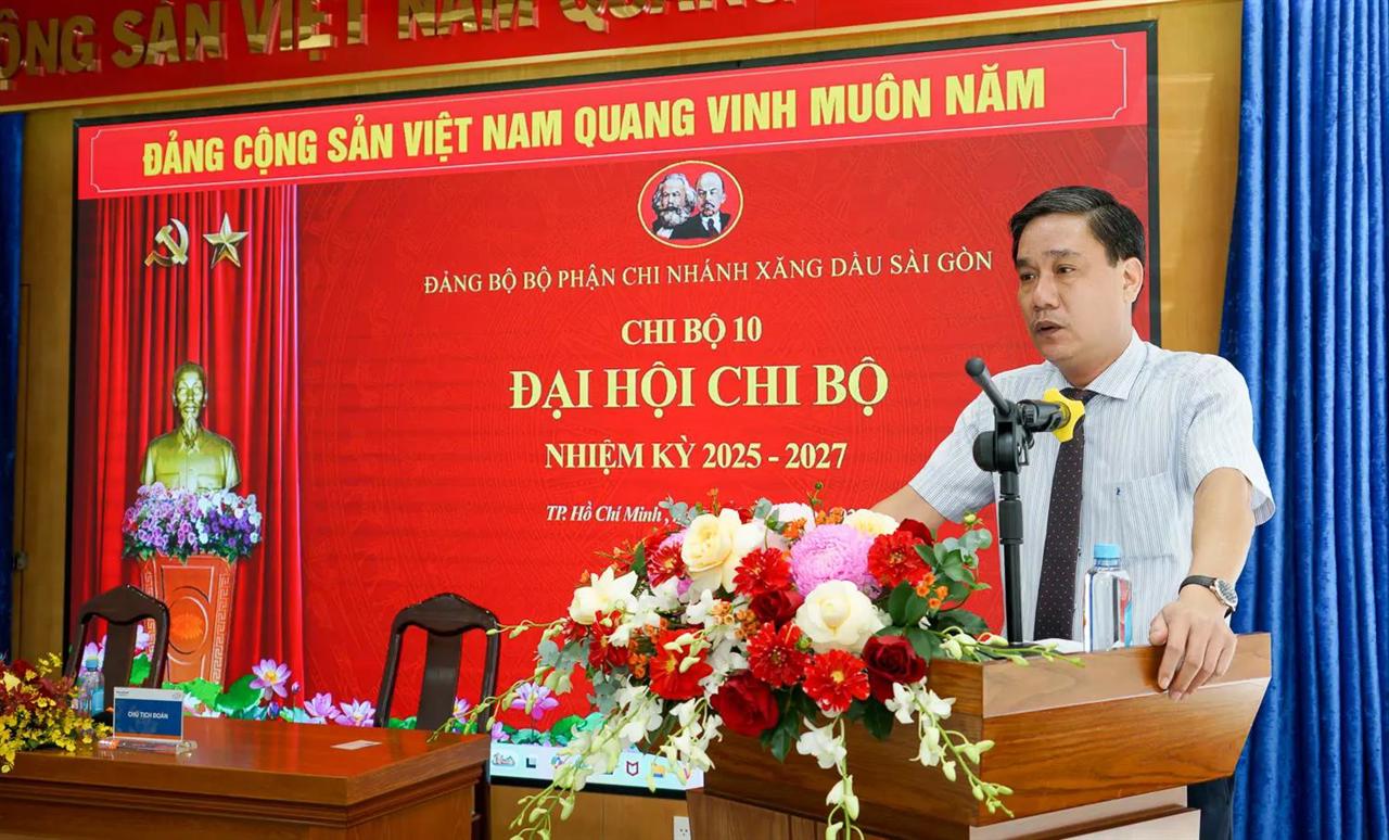 Đảng bộ Chi nhánh Xăng dầu Sài Gòn tổ chức thành công 14 Đại hội Chi bộ nhiệm kỳ 2025 - 2027
