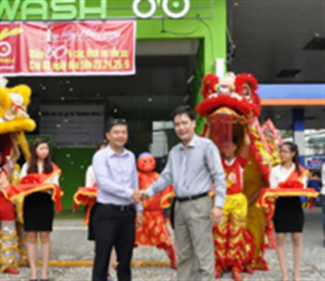 Khai trương trạm rửa xe thông minh Vietwash thứ 12 tại CHXD