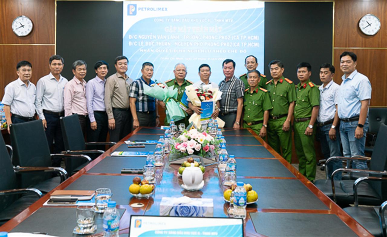 Gặp mặt Lãnh đạo Phòng PK02 - Công an TPHCM