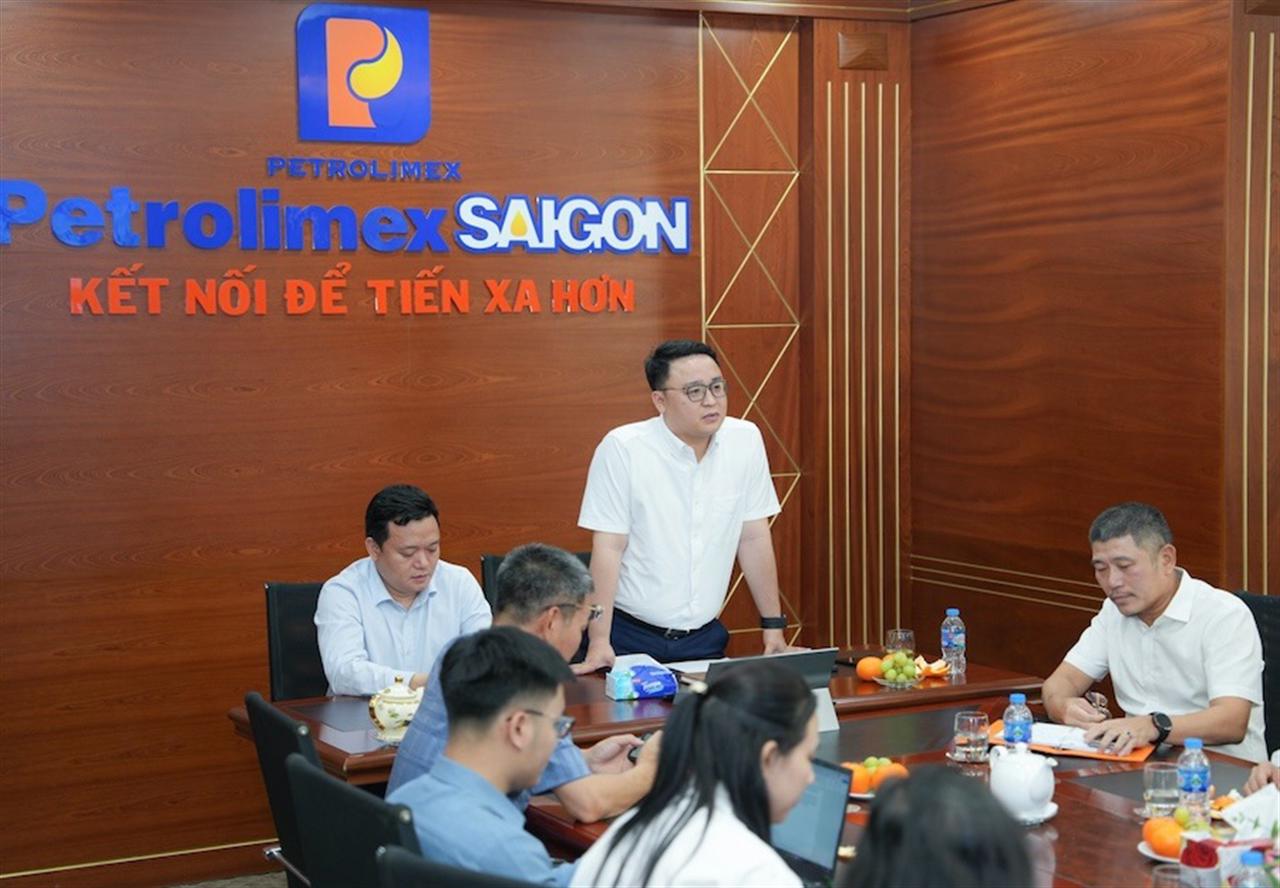 Đoàn công tác Vụ Công nghiệp CMSC thăm, làm việc với Petrolimex Sài Gòn