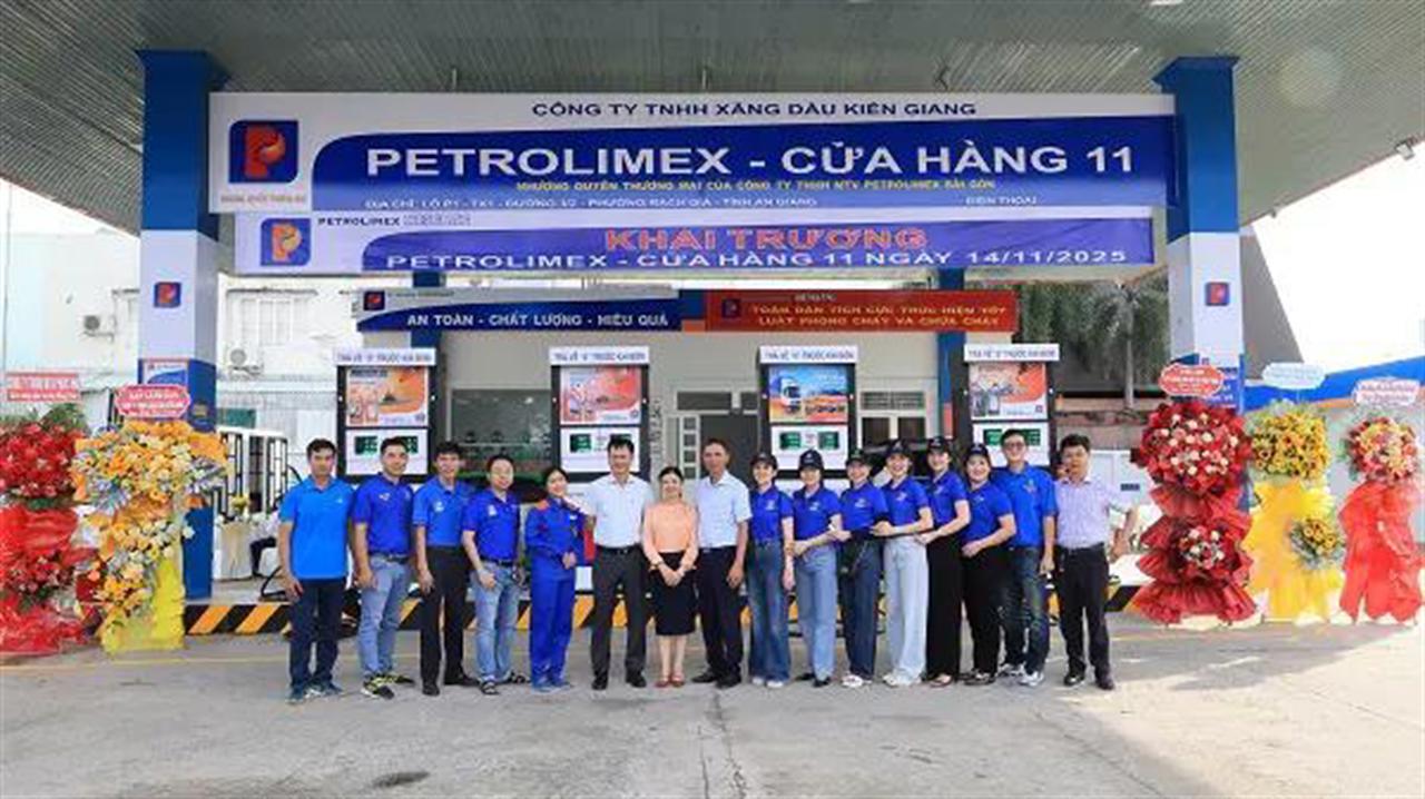 Petrolimex Kiên Giang khai trương Cửa hàng xăng dầu mới, Petrolimex - Cửa hàng 11