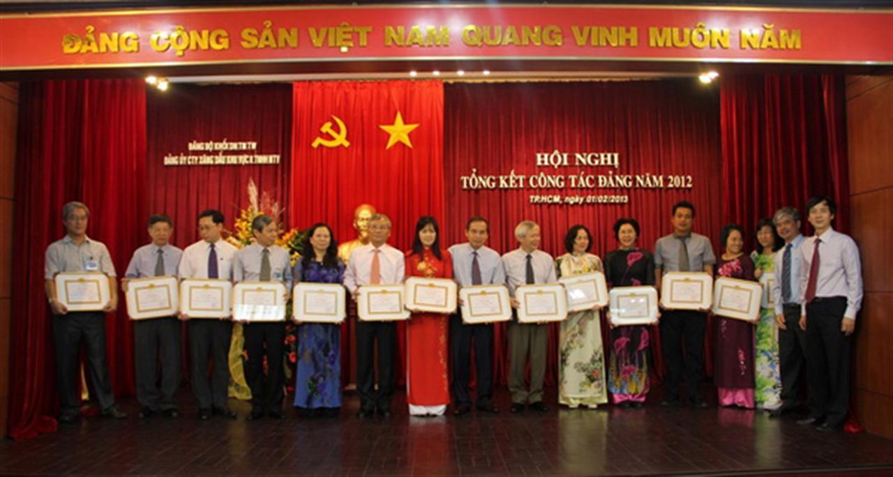 Hội nghị Tổng kết công tác Đảng năm 2012 và triển khai nhiệm vụ năm 2013