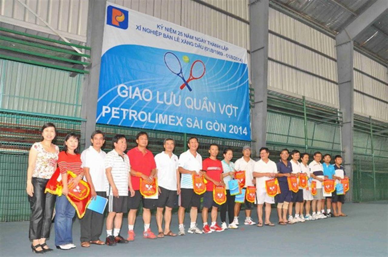 Giao lưu quần vợt Petrolimex Sài Gòn 2014