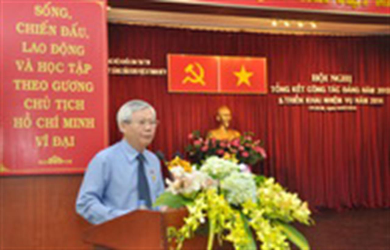Tổng kết công tác Đảng năm 2013, triển khai nhiệm vụ năm 2014