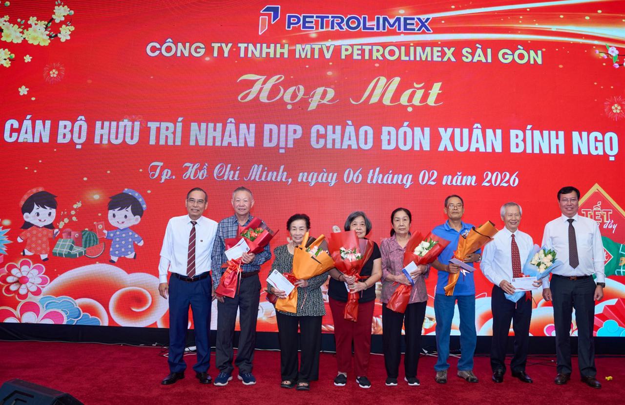 Petrolimex Sài Gòn tổ chức họp mặt cán bộ hưu trí dịp xuân Bính Ngọ 2026
