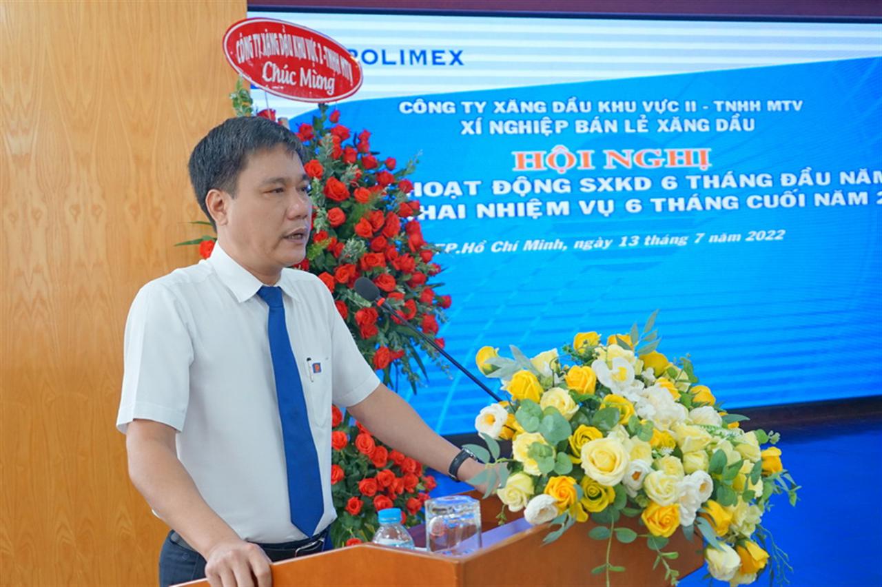 Thư cảm ơn của Giám đốc Xí nghiệp Bán lẻ Xăng dầu