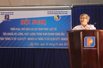 Hội nghị phổ biến Thông tư số 15 và 22 trong kinh doanh xăng dầu