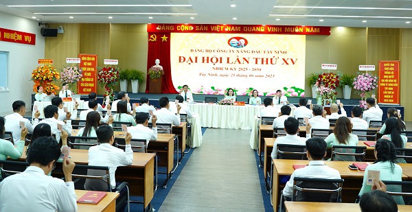 Đại hội Đảng bộ Công ty Xăng dầu Tây Ninh lần thứ XV, nhiệm kỳ 2025 - 2030