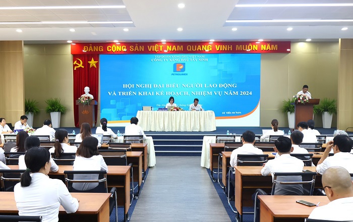 Petrolimex Tây Ninh tổ chức Hội nghị đại biểu người lao động và triển khai kế hoạch, nhiệm vụ năm 2024