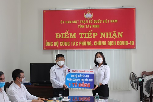 Petrolimex Tây Ninh thực hiện nhiệm vụ chính trị – xã hội đối với cộng đồng.