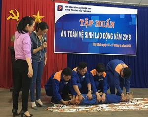 Huấn luyện nghiệp vụ ATVSLĐ năm 2018