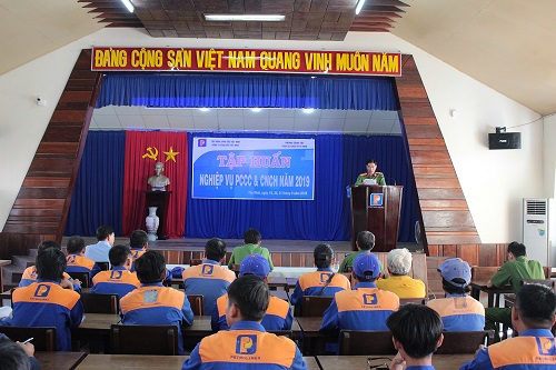 Petrolimex Tây Ninh huấn luyện công tác PCCC & CNCH năm 2019