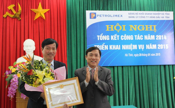 Hội nghị tổng kết công tác Đảng Petrolimex Hà Tĩnh năm 2014