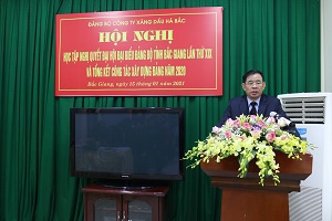 Hội nghị tổng kết công tác xây dựng Đảng năm 2020