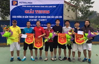 Chi Nhánh Lạng Sơn Tổ chức giải Tennis Chào mừng 20 năm Thành lập