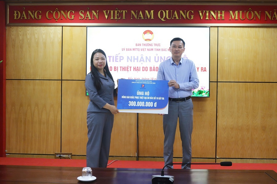 Petrolimex Bắc Ninh – Lan tỏa tinh thần “Tương thân tương ái”, sẻ chia cùng đồng bào vùng bão lũ